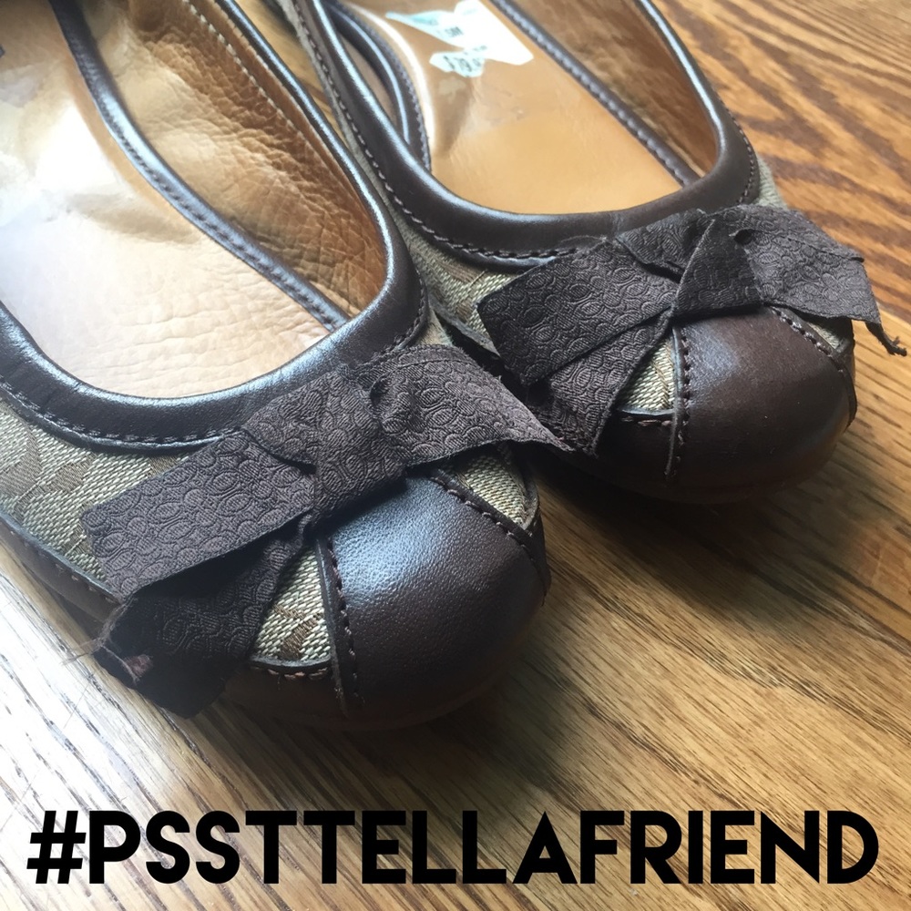 COACH Flats Shoes Brown